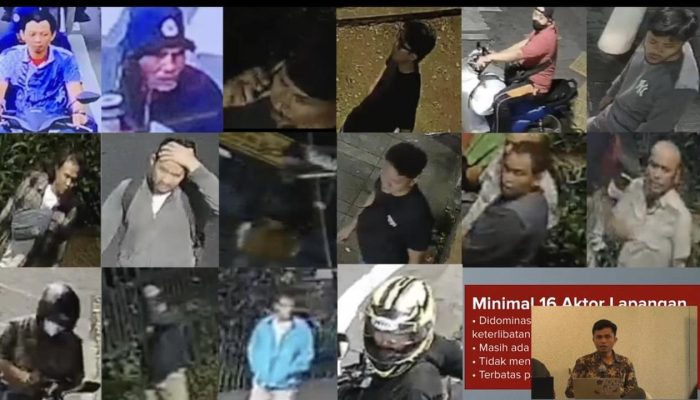 India 16 Sosok yang Diduga Terlibat Kasus Andrie Yunus