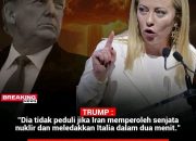 Pukuhan Telak Perdana Menteri Italia untuk Trump