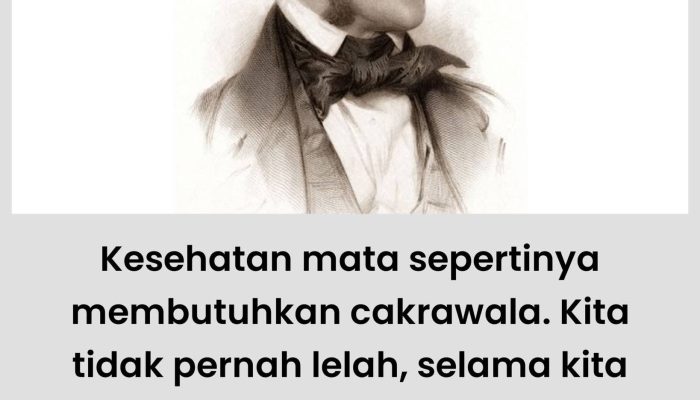 Kita tidak Pernah Lelah, Sepanjang Kita Bisa Melihat Cukup Jauh