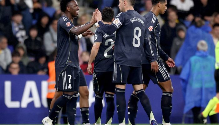 Hasil Espanyol Vs Real Madrid 0-2: Dwigol Vinicius Jr Tunda Perayaan Juara Barcelona