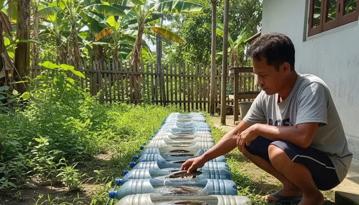 Ternak Ikan Gabus di Galon Bekas, Cara Praktis