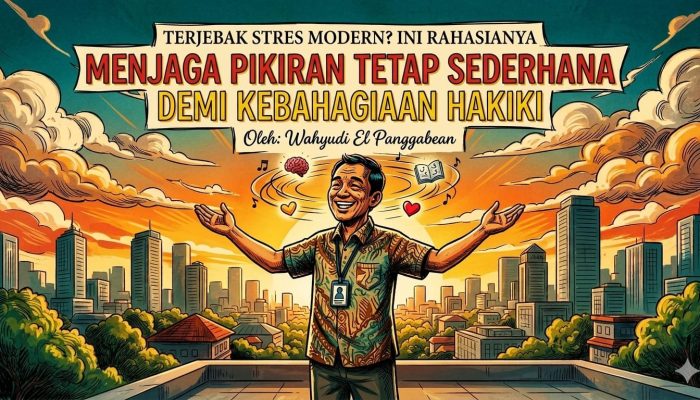 Terjebak Stres Modern? Ini Rahasia Menjaga Pikiran Tetap Sederhana demi Kebahagiaan Hakiki