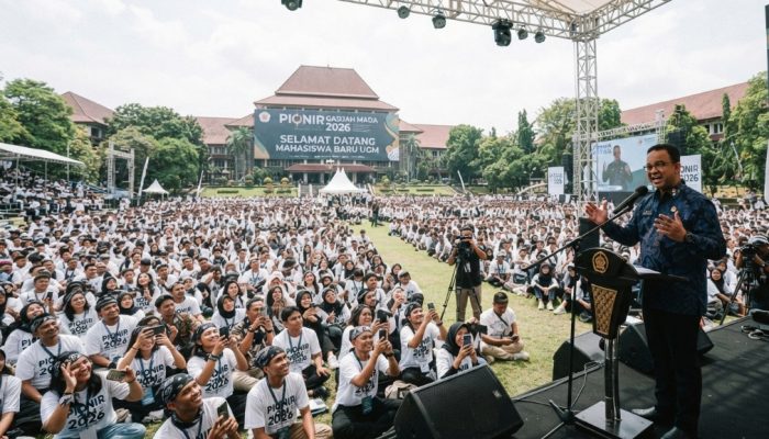 Anies di PIONIR UGM 2026: Kuliah Dulu, Lulus Insyaallah Pemerintah Sudah Ganti