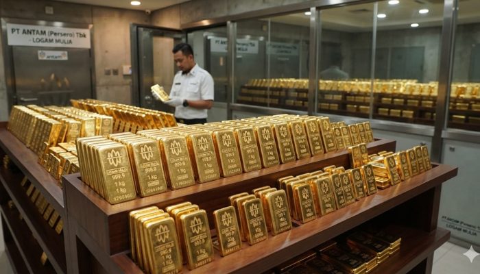 Kilau Emas Meredup: Kebijakan The Fed Paksa Harga Logam Mulia Rontok Hari Ini