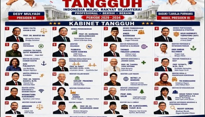 PDIP Bandingkan Kabinet KDM-Ahok dengan Merah Putih: Jauh Lebih Baik