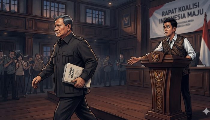 Dilema di Persimpangan Kekuasaan: Menakar Kegamangan Prabowo Bersama Gibran