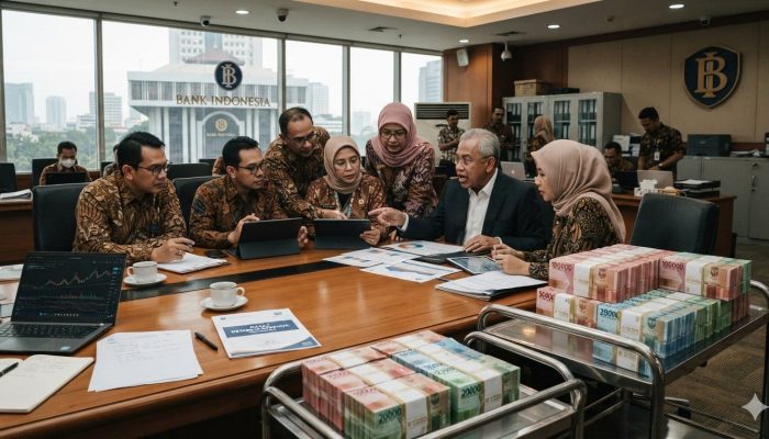 Menanti Intervensi BI: Rupiah Tertahan di Rp17.900-an per Dolar AS Jelang Akhir Pekan