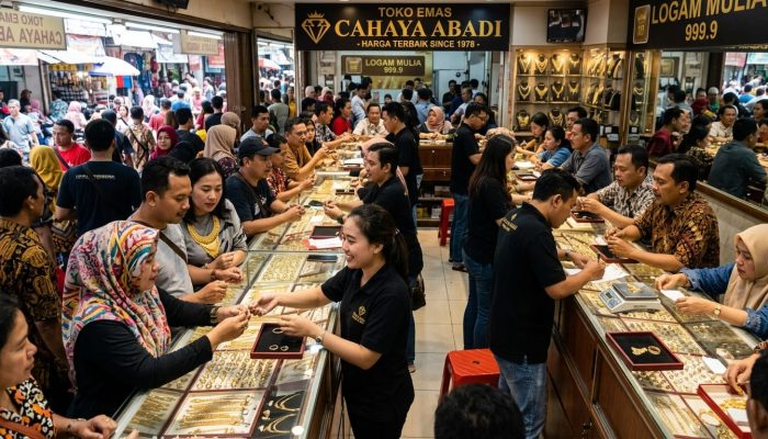 Terjebak Aksi Ambil Untung: Harga Emas Antam Terkoreksi Pagi Ini Saat Emas Global Masih Terpukul Dolar AS