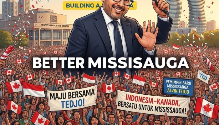 Sejarah Baru di Mississauga: Alvin Tedjo, Politikus Berdarah Indonesia, Terpilih Jadi Wali Kota
